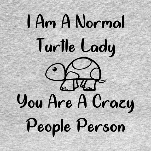 Normal Turtle Lady by CMTR Store